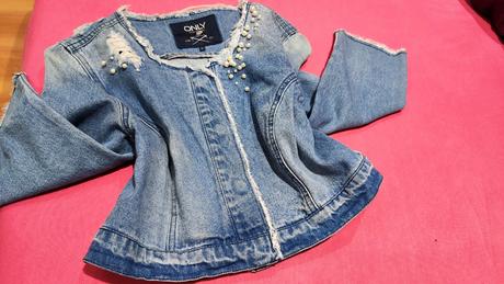 Riflová bundička only, only,36