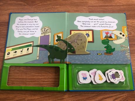 Kniha s magnetkami peppa pig, 