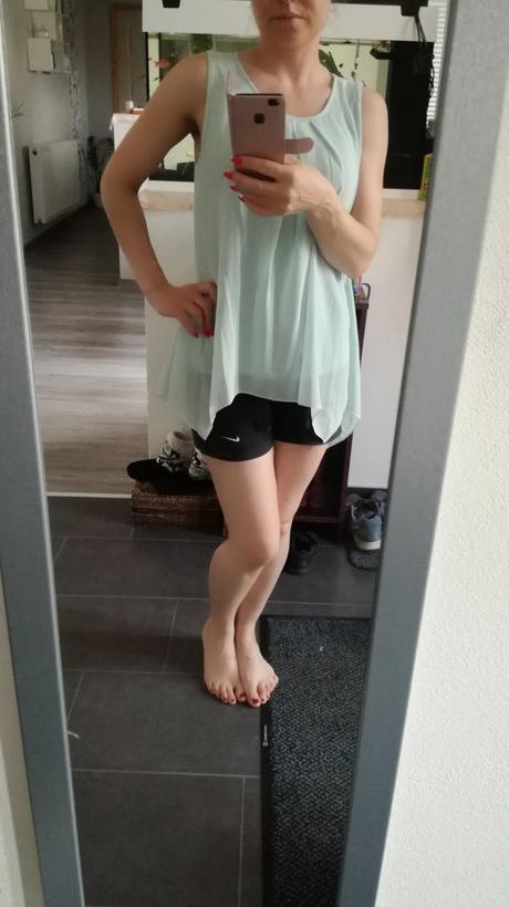 Krásna mentolová blúzka, l