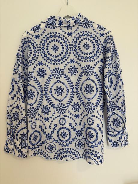 Bielo-modrá košeľa zara, zara,xs