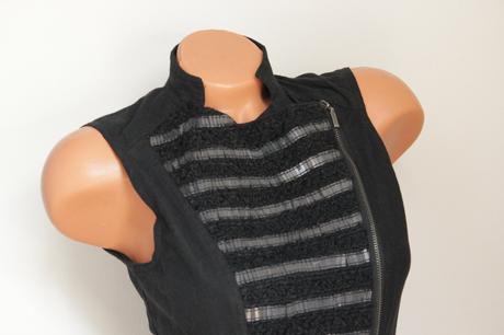 Čierna vesta zara s, zara,s