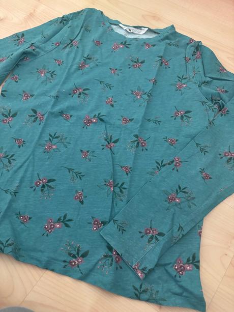 Tričko lúčny kvet 12-14 rokov, h&m,158