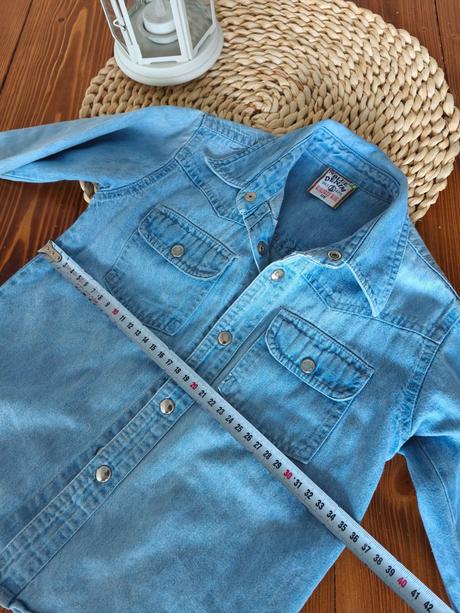 Riflová košela denim 116, denim,116