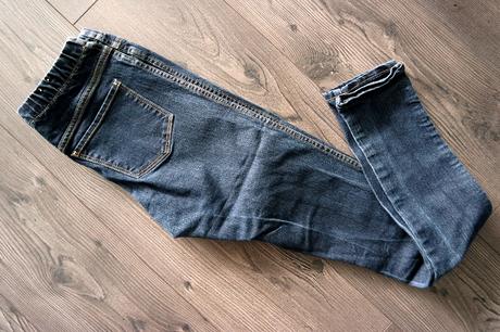 H&m rifle tmavomodré, v. 170/14y+, h&m,170