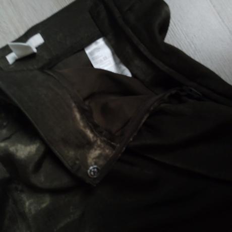 Saténové široké nohavice, h&m,46