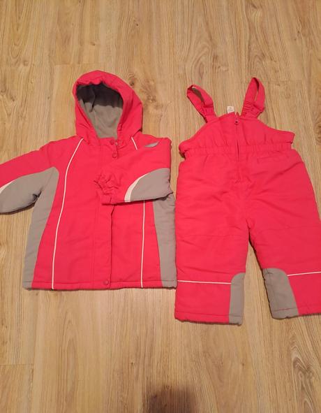 Zimná suprava bunda/oteplovačky, c&a,86