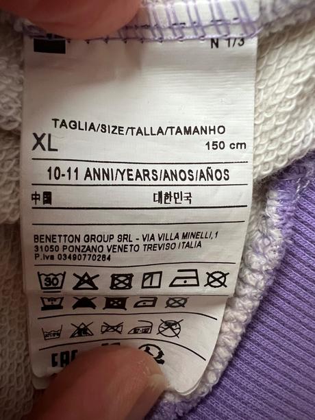 Mikinka benetton, benetton,146