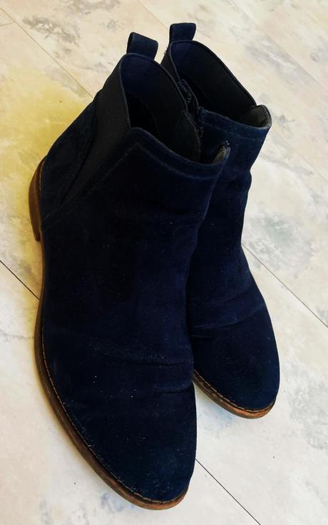 Semišové kotníčky, deichmann,37