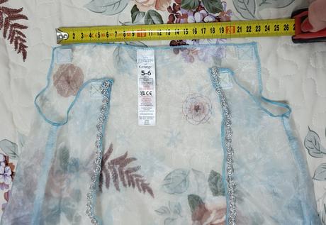 Plášť frozen na 5-6 rokov, 