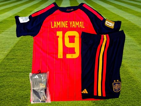 Dres lamine yamal  spain world cup winner 2026, adidas,110 - 164