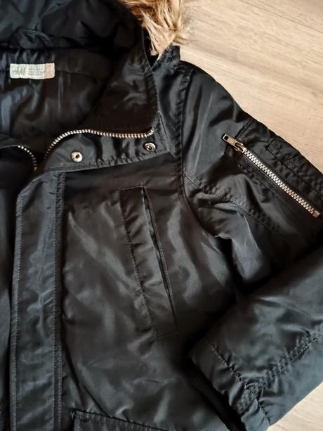 Zimná bunda, h&m,134