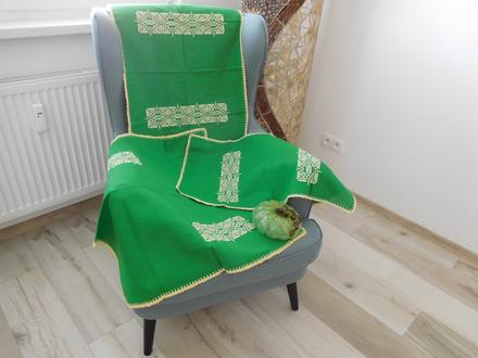 Set obrusov zelená,