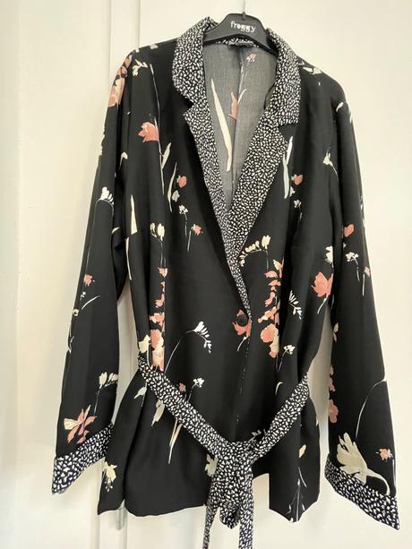 Kvetinové kimonové sako, lindex,48 / 50 / xxl