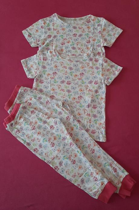 Motýlikové pyžamo veľ. 110, 104–116