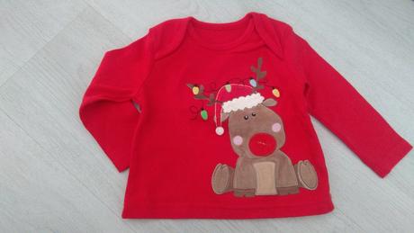 Tričko s vianočným motivom, f&f,74