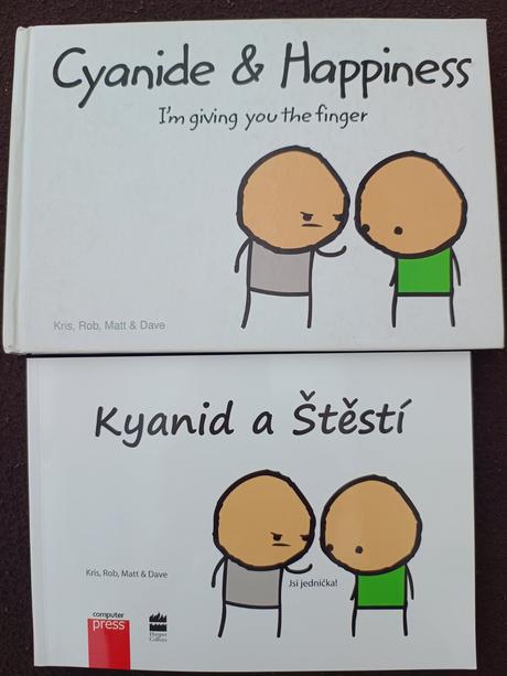 Kyanid a stestí, anglictina+cestina, 