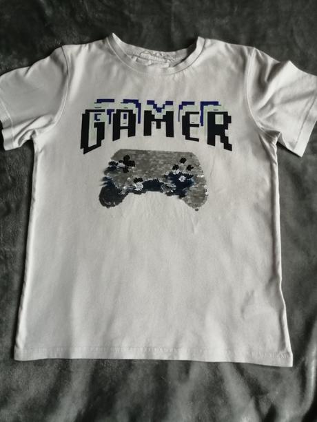 Tričká s meniacim obrázkom 134/140, h&m,134