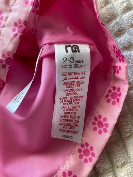 Bundička do dažďa, mothercare,98