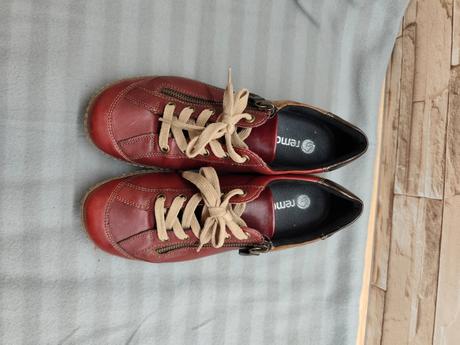 Rieker - remonte 39 - dámske kožené bordové topánk, rieker,39