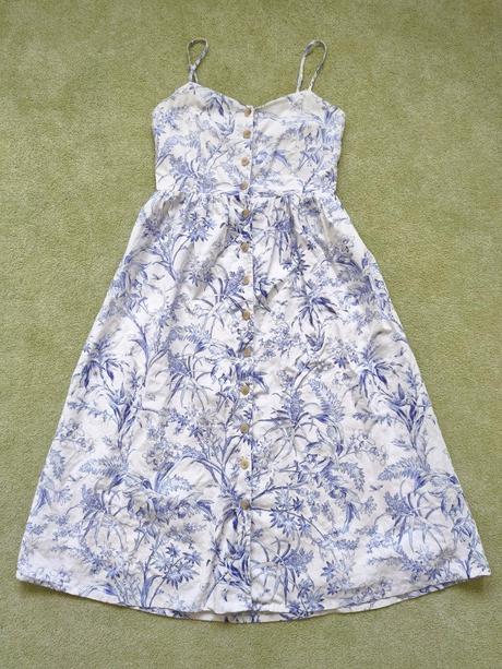 Ľanové šaty 36/38, h&m,38