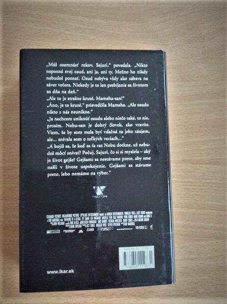 Pamäti gejše - kniha, 