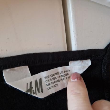 Čierny tielkový top venice beach, h&m,134