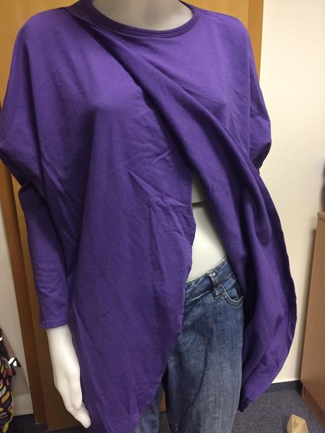 Oversize asymetrická mikina, uni až po xl,