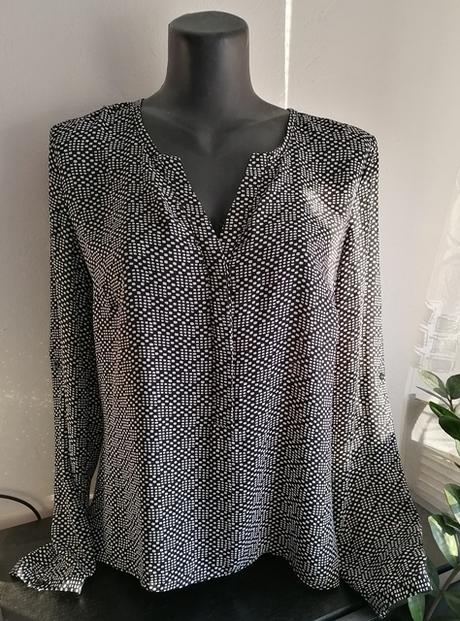 Blúzka s roll up rukávmi, 40