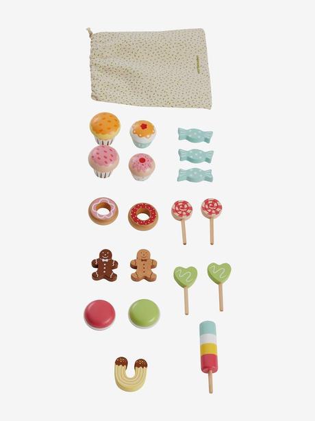 Set sladkostí z dreva, 