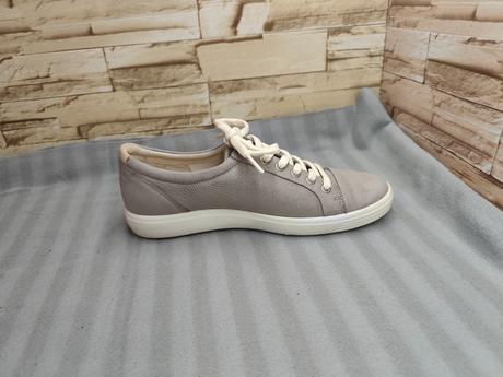 Ecco 41 - dámske kožené sivé topánky, ecco,41