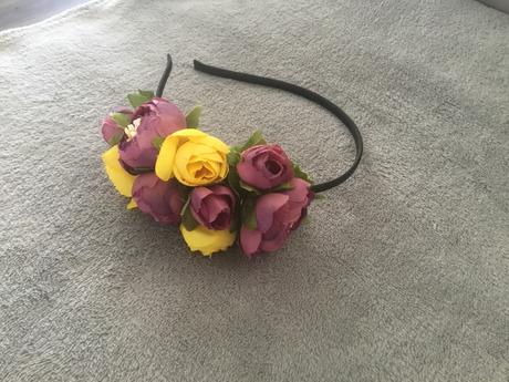 Čelenka lila-žltá, 