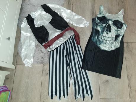 Kostým na karneval pirát a smrtka, 