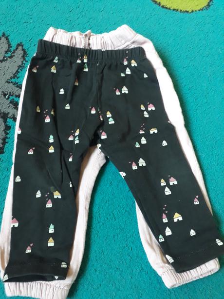 Podsite nohavice a teplejsie leginy, h&m,86