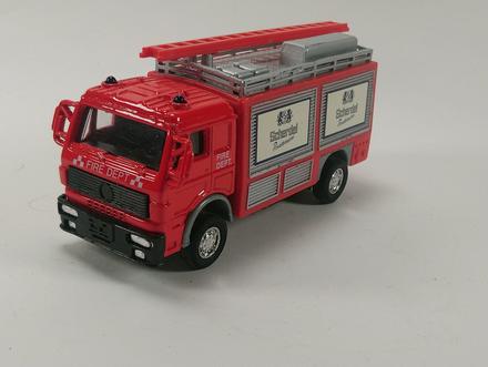 Plastové hasičské auto, fire dept, 11 cm, 