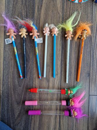 Troll ceruzky, pera zbierka trollkov, 