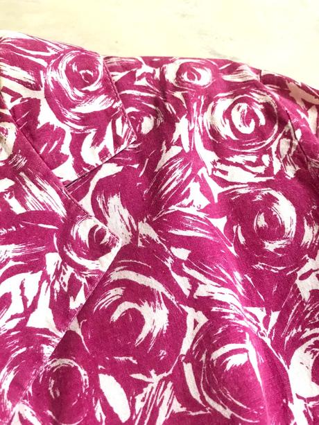 Kvetovaná košeľová blúzka, m