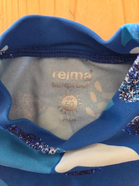Reima uv50 plavky + tričko, reima,74