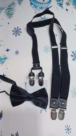 Pánske traky + motýlik,