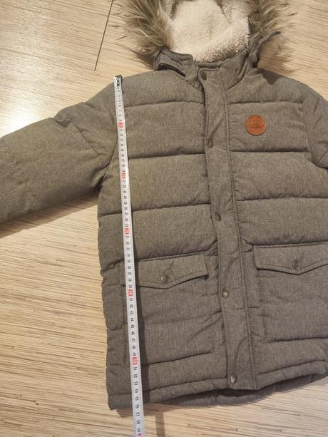 Zimná predĺžená vetrovka, h&m,140
