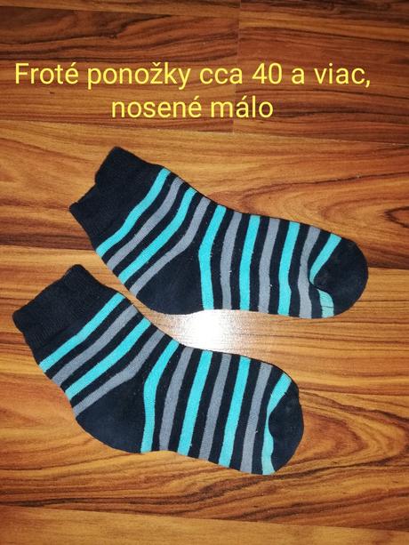 Froté ponožky 40-42, 40