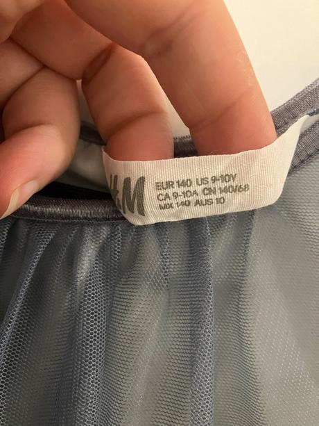 Šaty so srnkou, h&m,140