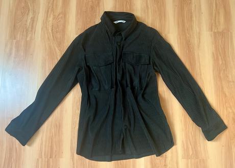 Menčestrová čierna košeľa, zara, m, zara,m