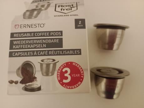 Nerezové kapsule do kávovaru,