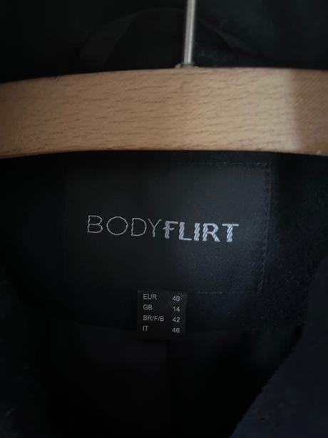 Flísový dámsky kabát s výšivkou, bonprix,40