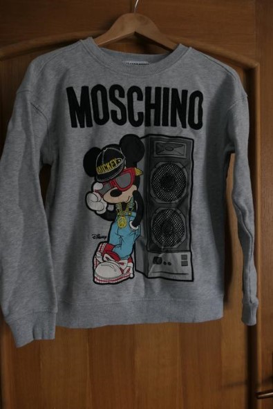 Moschino mickey trendy mikina xs-m, moschino,s