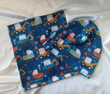 Čiapka a nákrčník, obojstranné, pre obvod 49-51cm, 