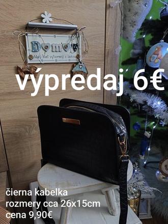 Dámska čierna kabelka, 