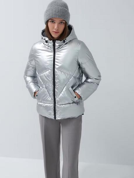 Lesklá páperová bunda, house,s