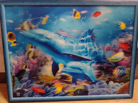 Obrazy delfíny 3d+nemo obraz do detskej izby,