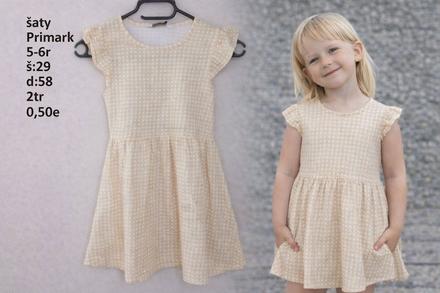 Šaty, primark,116